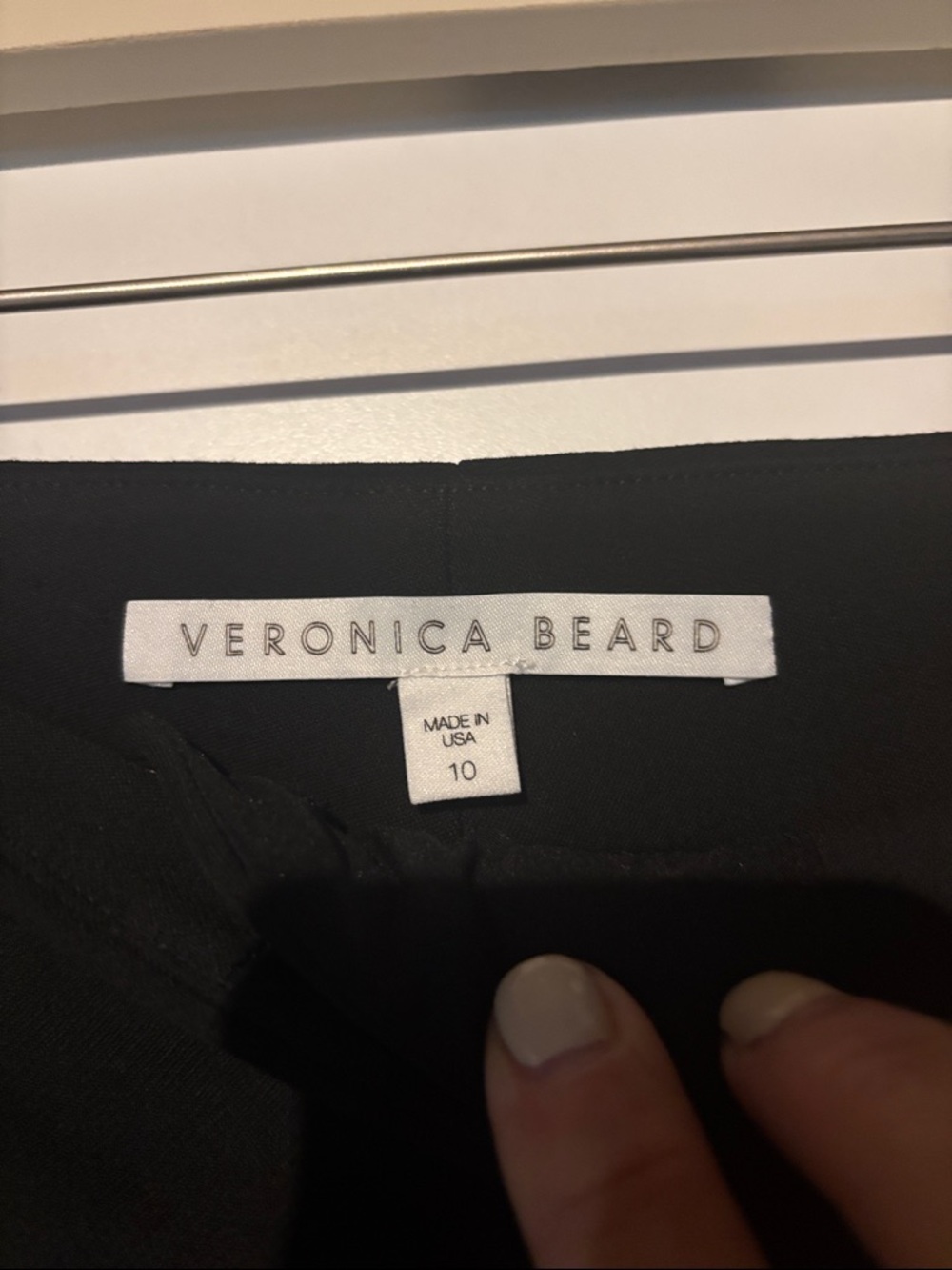 Veronica Beard Black Boot-Cut Flare Pants - Picture 2 of 6